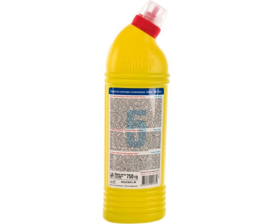 Средство для уборки туалета 750 г WC gel Морской бриз SANFOR 1549 601959 – изображение 2