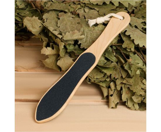 Банная абразивная терка для ног Добропаровъ 150/80, 25x4.5x0.6 см 7000453 – изображение 2