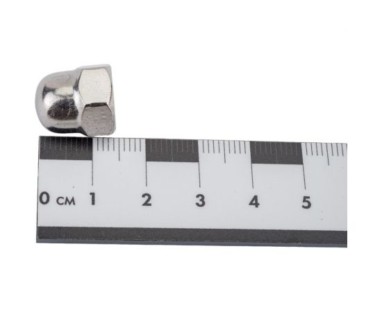 Нержавеющая колпачковая гайка KREPFIELD М8, DIN 1587, А2, 10 шт. 1587A2ГАЙКАМ8-10 – изображение 2