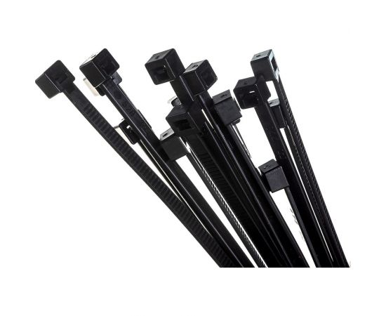 Нейлоновый хомут DKC 4.8x300 черный 100шт 25317SR – изображение 2