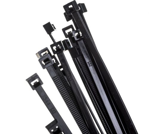 Нейлоновый хомут DKC 4.8x300 черный 100шт 25317SR – изображение 8