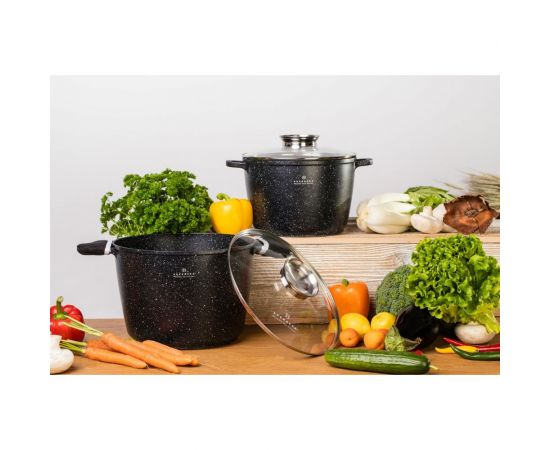 Набор круглых казанов EDENBERG 6.2 л, 10 л EB-8133 – изображение 9