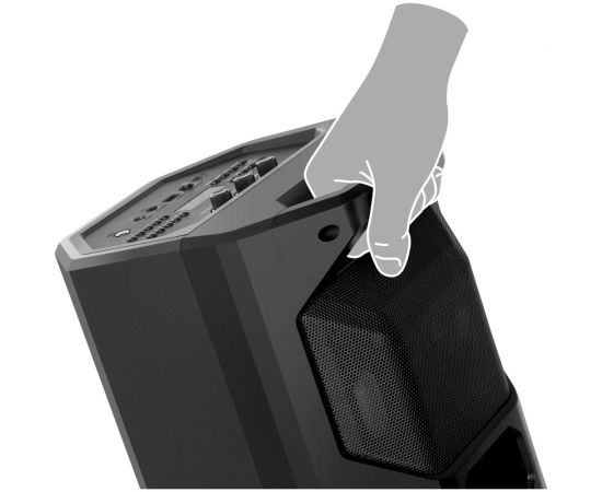 Портативная колонка SVEN АС PS-600 черная, 50 Вт, TWS, Bluetooth, FM, USB, microSD, LED-дисплей, 4000 мА*ч SV-018443 – изображение 12