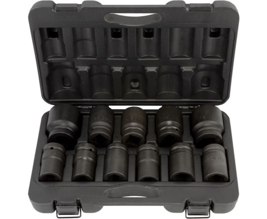 Набор головок ударных 1"" 11 шт., L=80 мм, пластиковый чемодан АвтоDело 40329 15164 