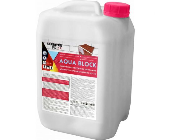 Грунтовка FARBITEX Aqua BLOCK (по минеральным поверхностям; 5 кг) 4300007193 