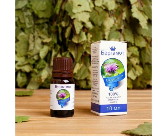 Эфирное масло СИМАЛЕНД Бергамот флакон-капельница, 10 мл 1857673 