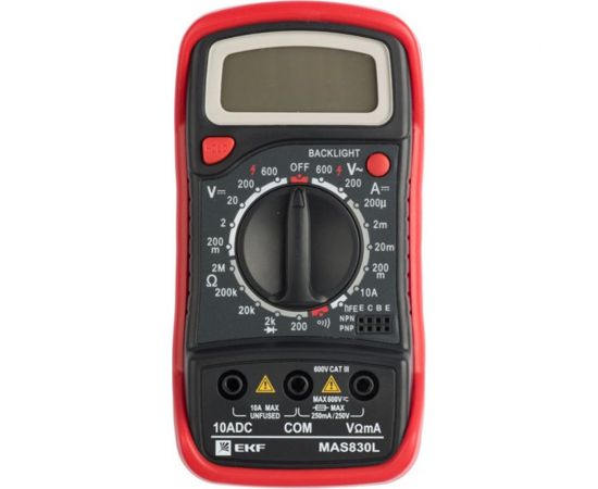 Цифровой мультиметр EKF MAS830L Expert In-180701-pm830L 