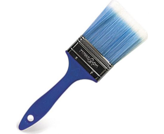 Плоская кисть Управдом ""Universal Aqua"" 25мм, голубая искусcтвенная щетина 4100000590 