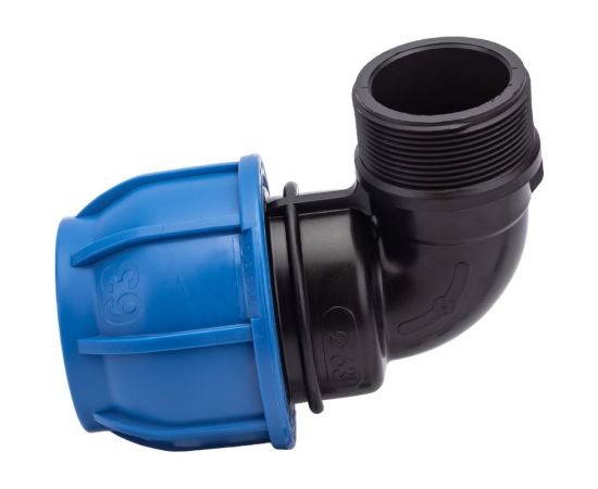 Отвод разъемный наружная резьба CN-TB ПНД 63x2" TEBO 017030713 