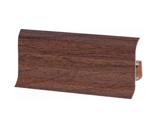 Напольный плинтус Центурион Lider 295 (62 мм; глянцевый; орех классический) 71369 