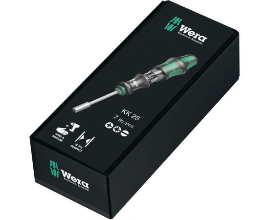 Битодержатель+Биты Wera Kraftform Kompakt 28 SB WE-073240 