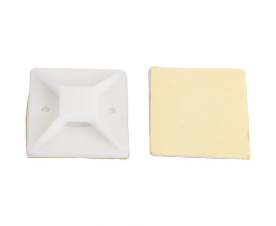 Самоклеящаяся площадка для крепления стяжек Nord-Yada 40х40 мм уп. 10 шт. 908802 