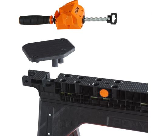 Козлы многофункциональные 2 шт +2 струбцины Pony Jorgensen 60400 – изображение 13