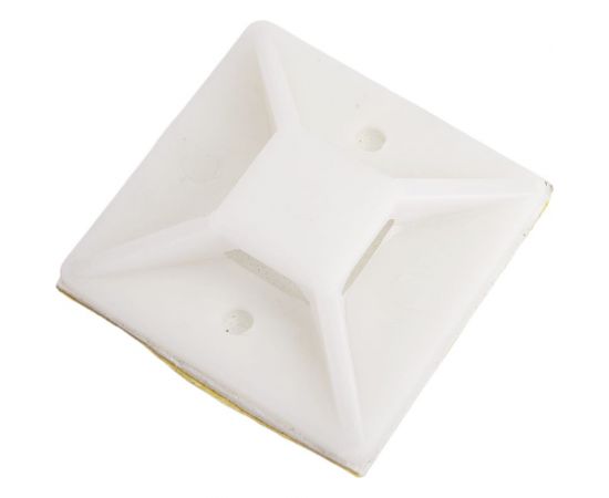 Самоклеящаяся площадка для крепления стяжек Nord-Yada 40х40 мм уп. 10 шт. 908802 – изображение 2