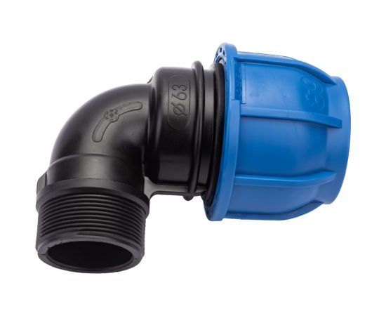 Отвод разъемный наружная резьба CN-TB ПНД 63x2" TEBO 017030713 – изображение 3