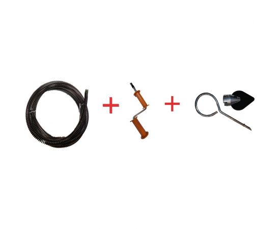 Набор для прочистки канализации КРОКОЧИСТ до 110 мм, 7 метров 51315-16-7Н – изображение 2