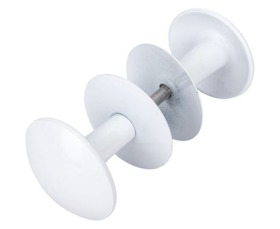 Дверная ручка Литейщик-Плюс РДК-110 белая 6502 – изображение 2