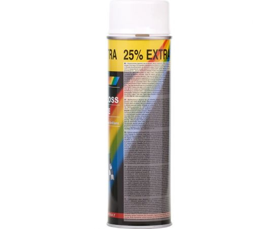 Эмаль универсальная акриловая белая глянцевая MOTIP 0,5 л 04004IG – изображение 4