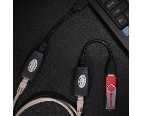USB удлинитель REXANT по витой паре 8p8c 18-1176 – изображение 7