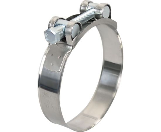 Силовой хомут из нержавеющей стали KRAFT W2, 92-97 мм, уп. 5 шт. KT 880531 – изображение 3