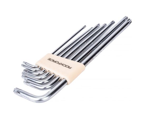 Набор TORX экстрадлинных ключей ROCKFORCE Т10-Т40 7пр. RF-5071XL – изображение 2