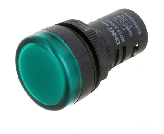 Индикатор CHINT ND16-22DS/2 зеленый AC/DC 24В (R) 592940 – изображение 2