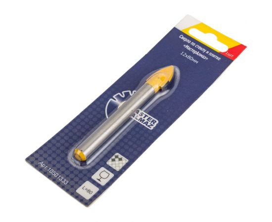 Сверло по стеклу и плитке 12 мм МастерАлмаз 10501333 – изображение 2