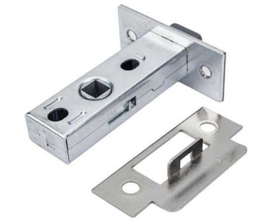 Защелка Аллюр L45-8-P SN (матовый никель; пластик; торцевая планка 25 мм; без ручек) 12333 – изображение 5