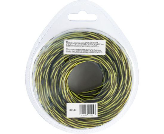 Леска двухкомпонентная для триммера SkyCutter 2 мм, 15 м, блистер, витая квадратная Denzel 96840 – изображение 2