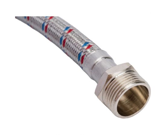 Подводка для воды СТМ ГИГАНТ 3/4"", гайка-штуцер, 60 cм CWGHM060 – изображение 4