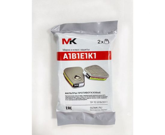 Противогазовый фильтр МК (12242) класс защиты А1В1Е1К1, модель 088 МК088 – изображение 5