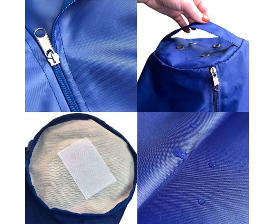 Кресло-мешок Mypuff Груша, василек, размер стандарт, оксфорд b_171 – изображение 5