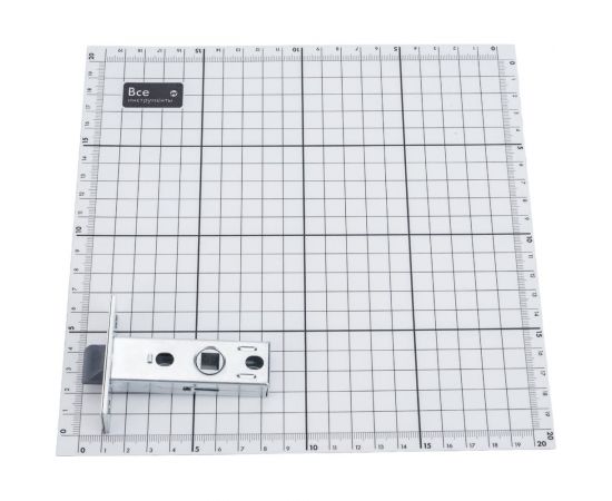 Защелка Аллюр L45-8-P SN (матовый никель; пластик; торцевая планка 25 мм; без ручек) 12333 – изображение 3