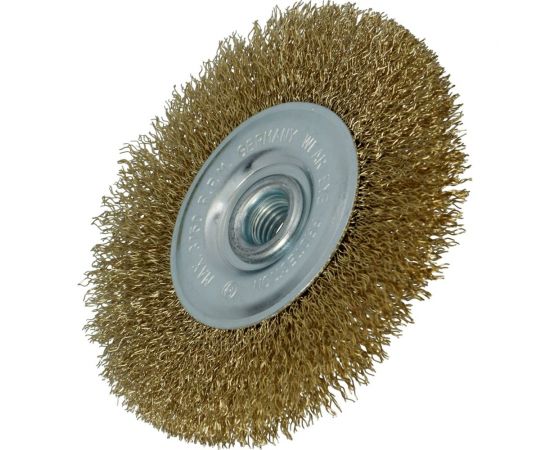 Щетка дисковая латунная 80х20 мм, M14 FASTER TOOLS 3516 – изображение 6