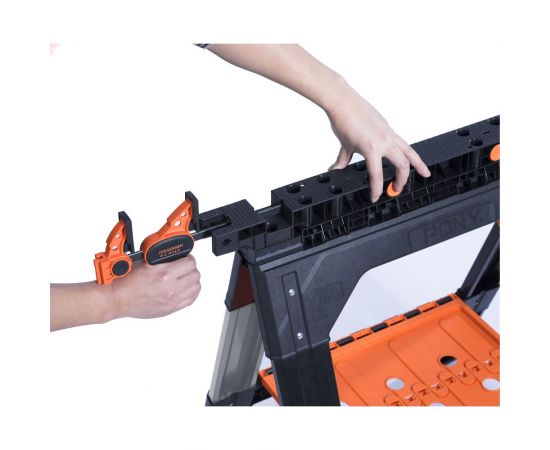 Козлы многофункциональные 2 шт +2 струбцины Pony Jorgensen 60400 – изображение 10