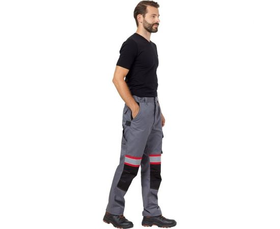 Костюм Эксперт Спецодежда Памир 1, серый/черный/красный, р. 52-54, рост 182-188 6446000053600 – изображение 7