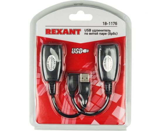 USB удлинитель REXANT по витой паре 8p8c 18-1176 – изображение 2