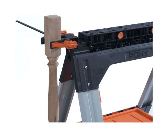 Козлы многофункциональные 2 шт +2 струбцины Pony Jorgensen 60400 – изображение 8