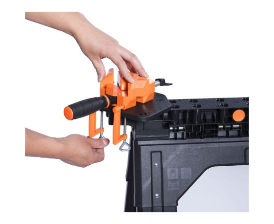 Козлы многофункциональные 2 шт +2 струбцины Pony Jorgensen 60400 – изображение 14