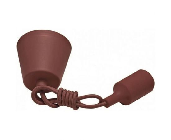 Подвес с патроном Smartbuy E27, 1 м, коричневый SBE-CLHE27s-br 