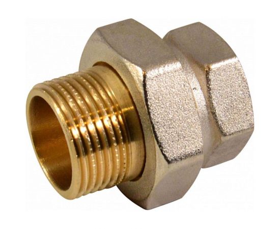 Соединитель СТМ с накидной гайкой, прямой, 1-1/2"", гайка-штуцер CRAS0112 