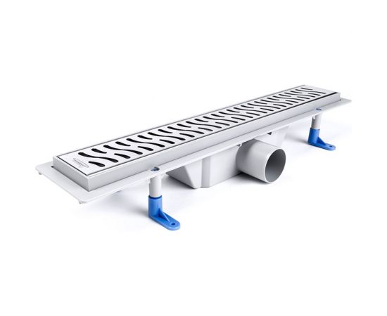 Душевой лоток STYRON с решеткой из нержавеющей стали ""HARMONY"" 50 см, хром STY-H-50 