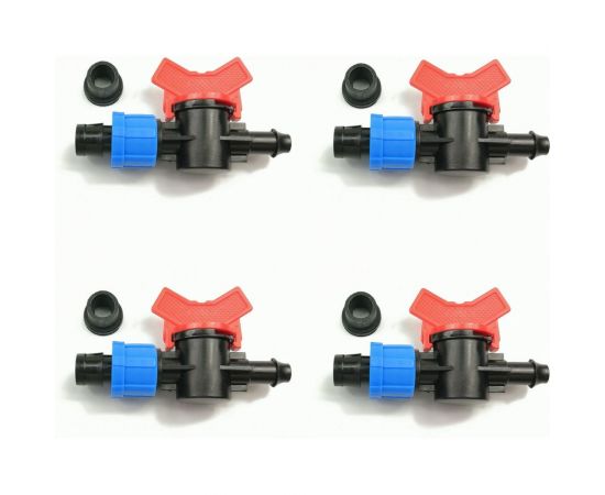 Стартовый кран для ленты 16мм под отверстие 8мм Профитт 4 шт. 1648437 