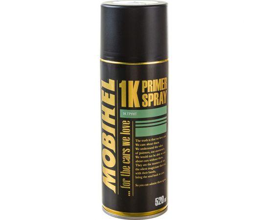 Грунт Mobihel универсальный, акриловый, серый, аэрозоль, 520 мл X6138436 