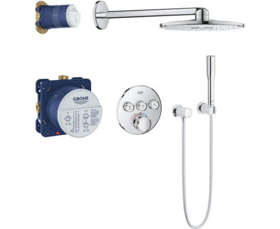 Душевая система с гарнитуром и верхним душем GROHE GRT SmartControl 00000065768 