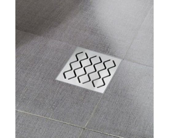 Душевой трап Ravak SN501 105х105/50, из нержавеющей стали X01435 