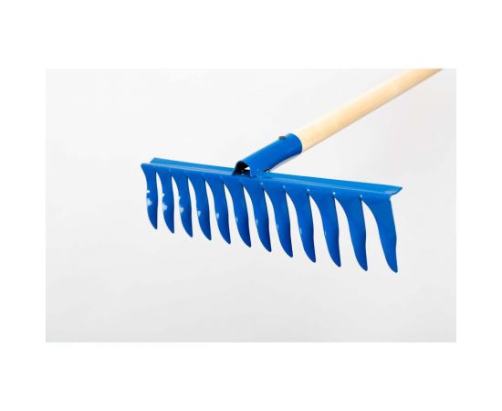 Витые грабли ПАВЛОВСКАЯ Заря 12 зубцов, с деревянным черенком 155029 – изображение 2