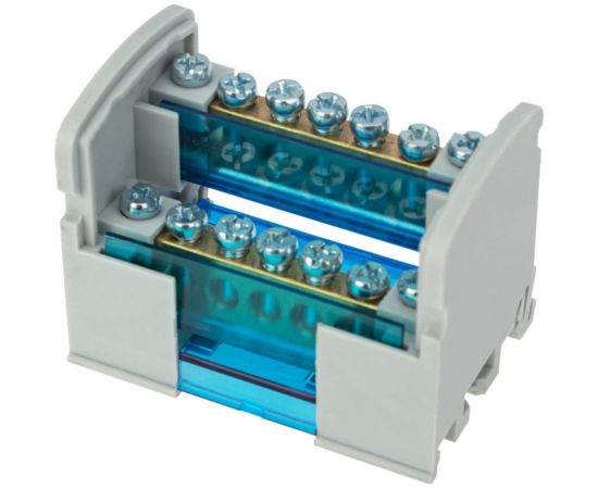 Шина на DIN-рейку в корпусе кросс-модуль REXANT 2x7 11-2302-7 – изображение 6