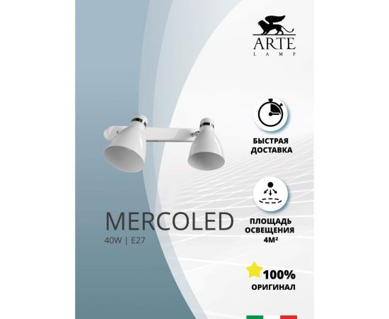 Настенный светильник Arte Lamp A5049AP-2WH – изображение 3