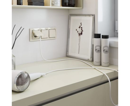 Перекрестный одноклавишный переключатель WERKEL W1113003/ (слоновая кость) a051476 – изображение 2